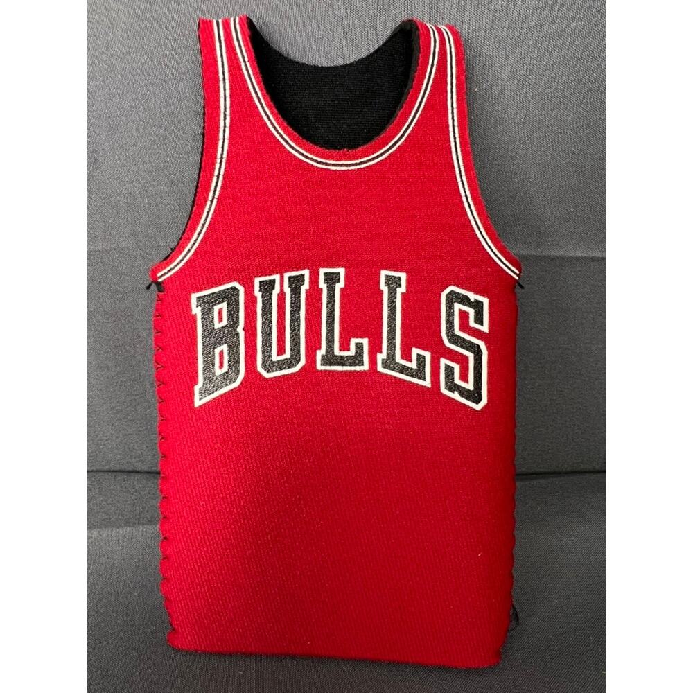 Vintage Chicago Bulls Jersey Bottle Koozie